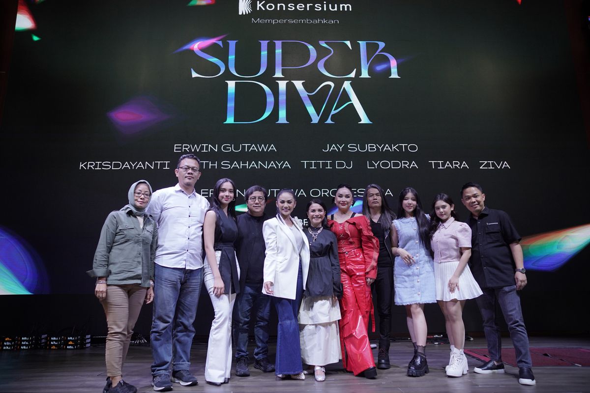 Konser Super Diva akan dimeriahkan Kris Dayanti, Titi DJ, dan Ruth Sahanaya dari 3 Diva, di Jakarta, 2 November 2024 mendatang.