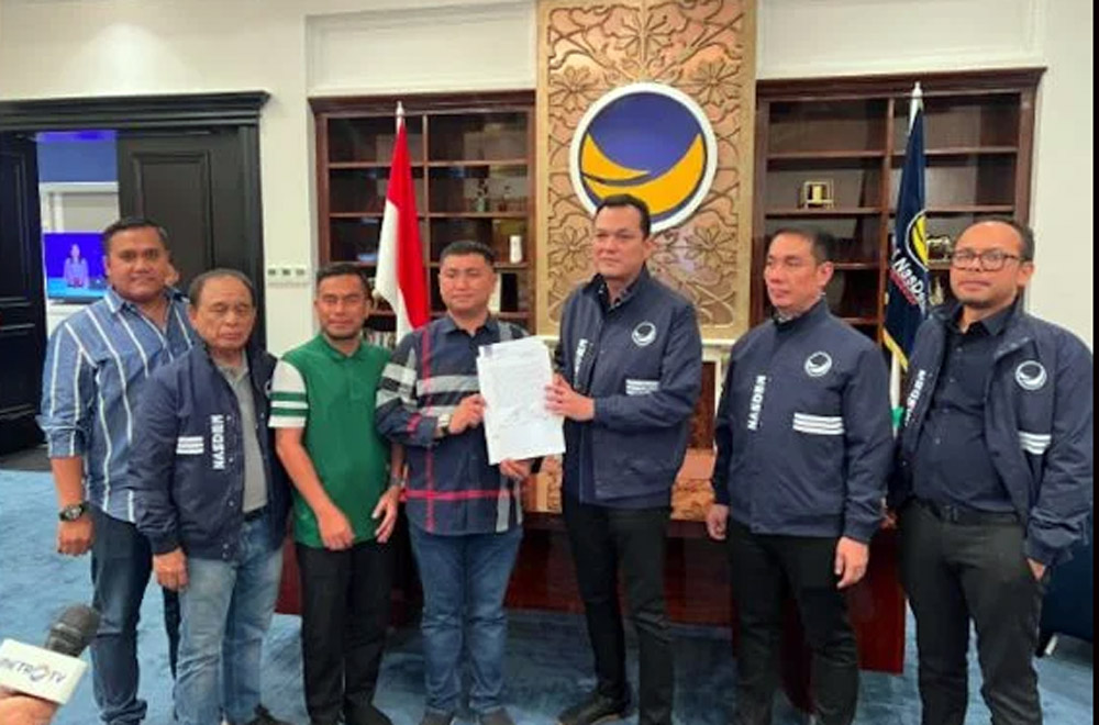 Partai NasDem memberi rekomendasi kepada Pasangan Hendriyanto Sitorus - Samsul Tanjung di Pilkada Labura.
