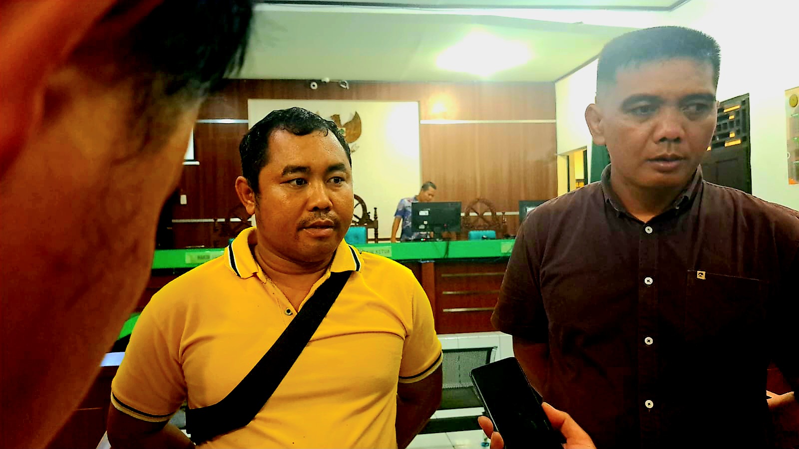 Para Saksi usai memberikan kesaksian dalam sidang keempat di PN Padangsidimpuan, Jumat (23/8/2024). Ist)
