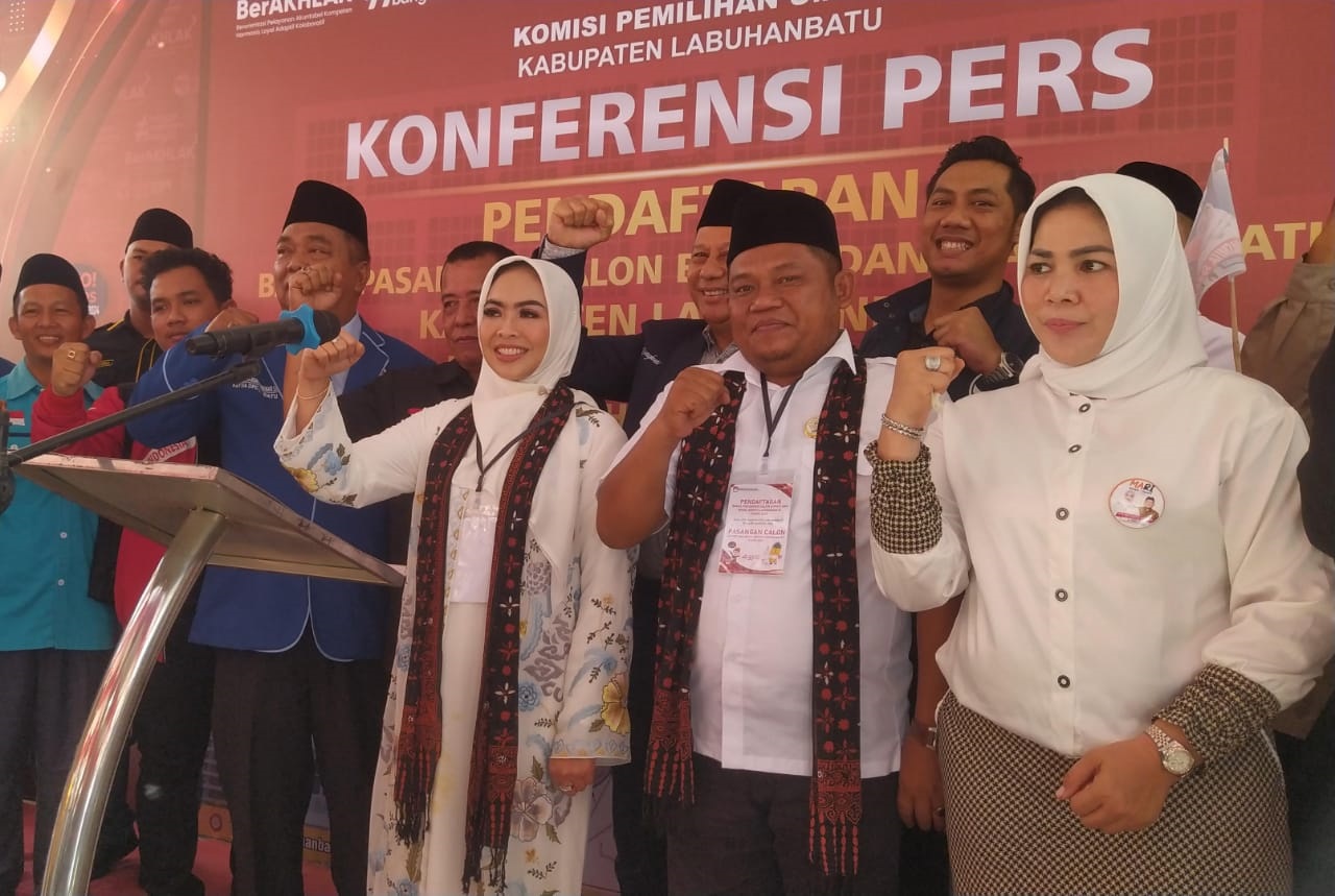 Pendaftaran ke KPU Labuhanbatu.