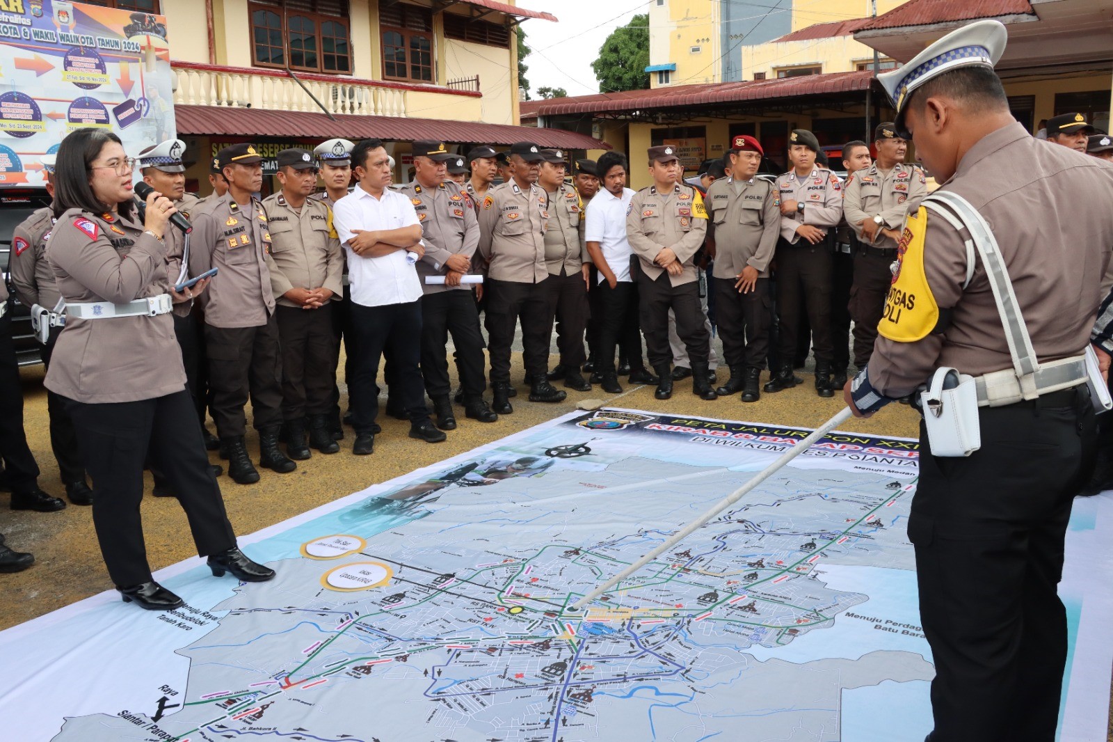 TFG persiapan pelaksanaan pengamanan PON XXI Aceh-Sumut cabang olahraga balap sepeda.