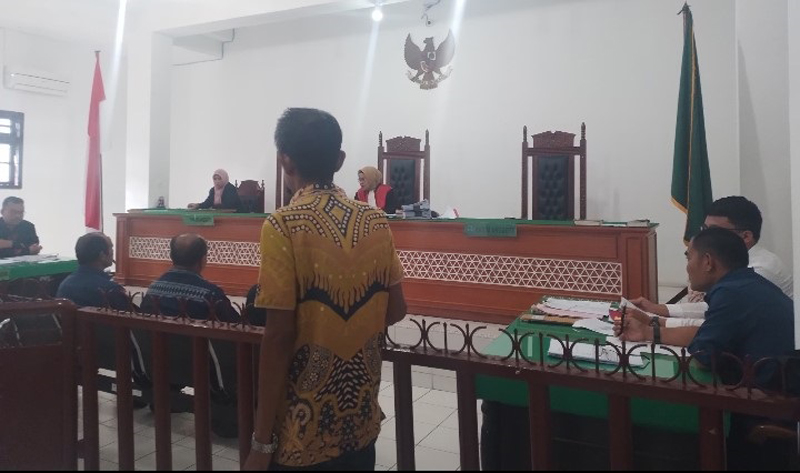 Sidang lanjutan Parpid Kadis PMD Kota Psp di Pengadilan Negeri Padangsidimpuan.