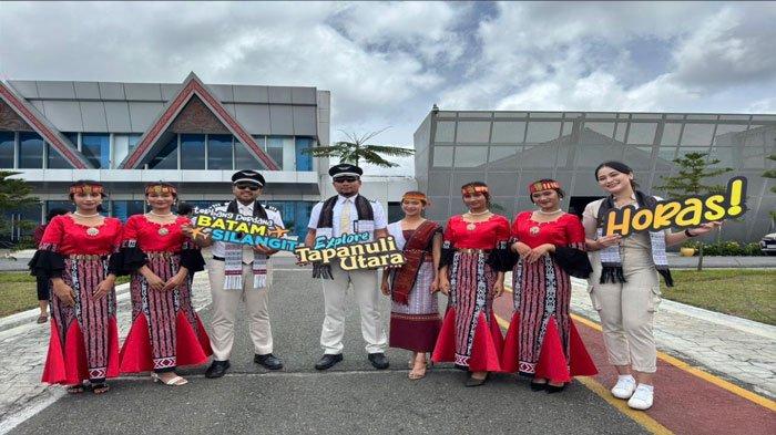Penerbangan perdana Super Air Jet rute Batam-Silangit ramai penumpang.