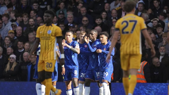 Laga Chelsea vs Brighton digelar di Stamford Bridge, Sabtu (28/9/2024) malam WIB.