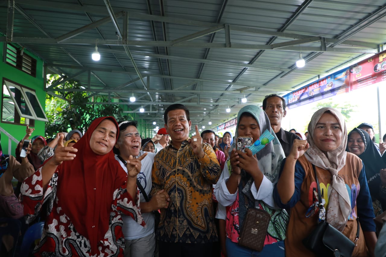 RHS saat temu ramah bersama Kordinator Pemenang Pemilu se-Kecamatan Siantar.