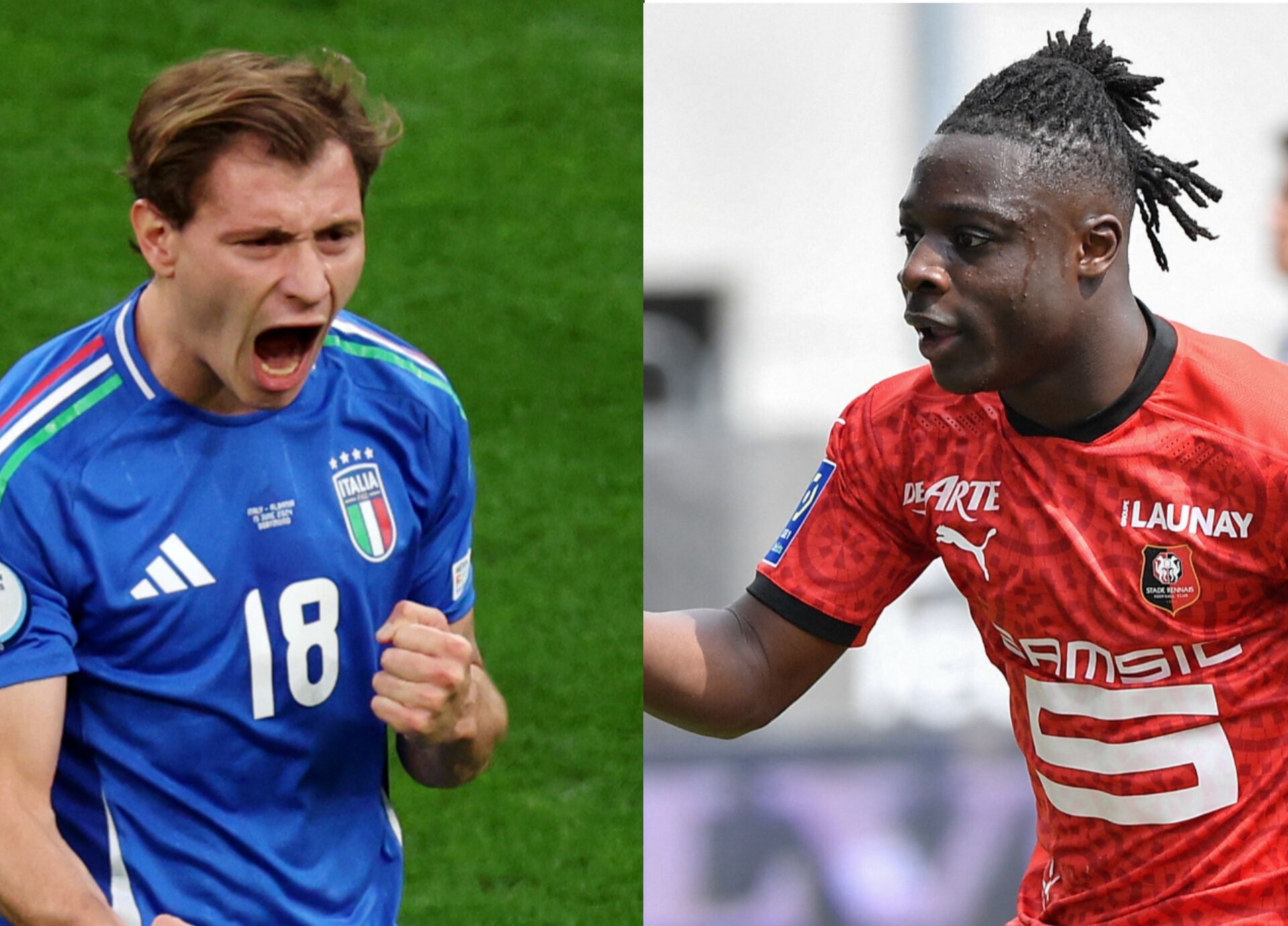 Nicolo Barella dan Jeremy Doku. ltalia akan menjamu Belgia di Olimpico, Jumat (11/10/2024) dini hari WIB, pada lanjutan UEFA Nations League.