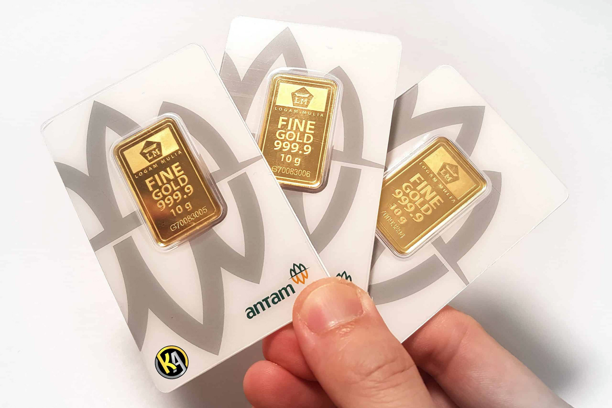 Emas Antam-Ilustrasi. Harga emas mencapai rekor tertinggi sepanjang masa, mncapai Rp1.503.000 per  gram.