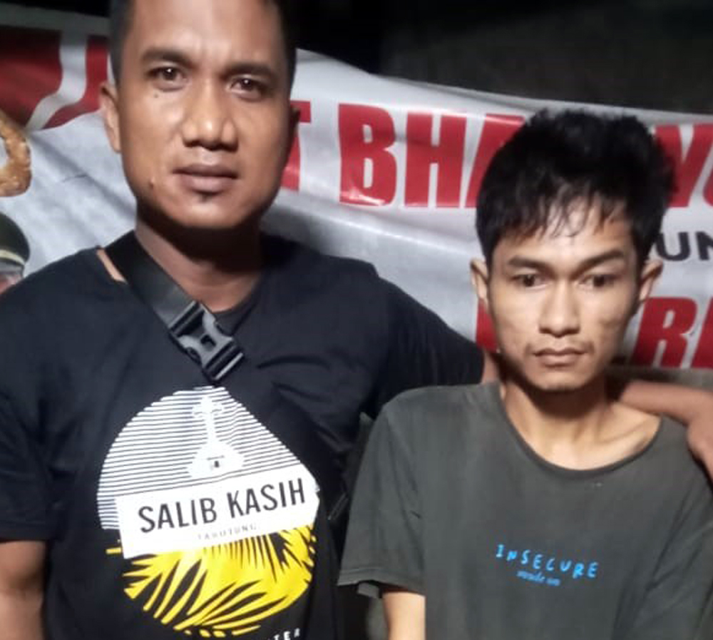Randi, pengedar sabu-sabu yang ditangkap.