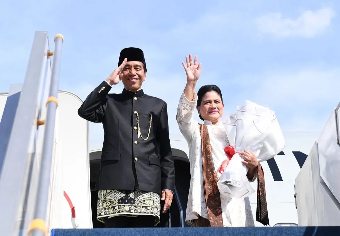 Presiden Joko Widodo (Jokowi) dan Ibu Iriana.