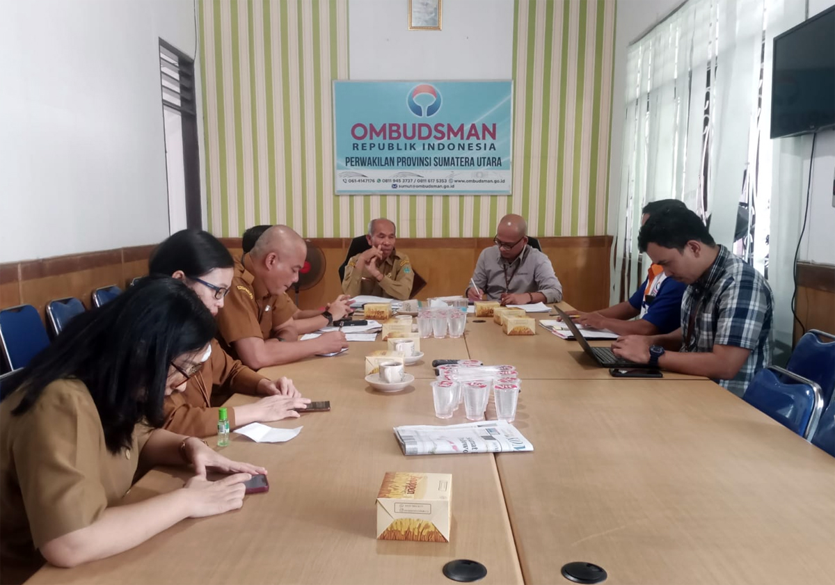 Ombudsman Sumut panggil Inspektur Sumut dan Pj Bupati Taput soal pembebastugasan Sekda Taput.