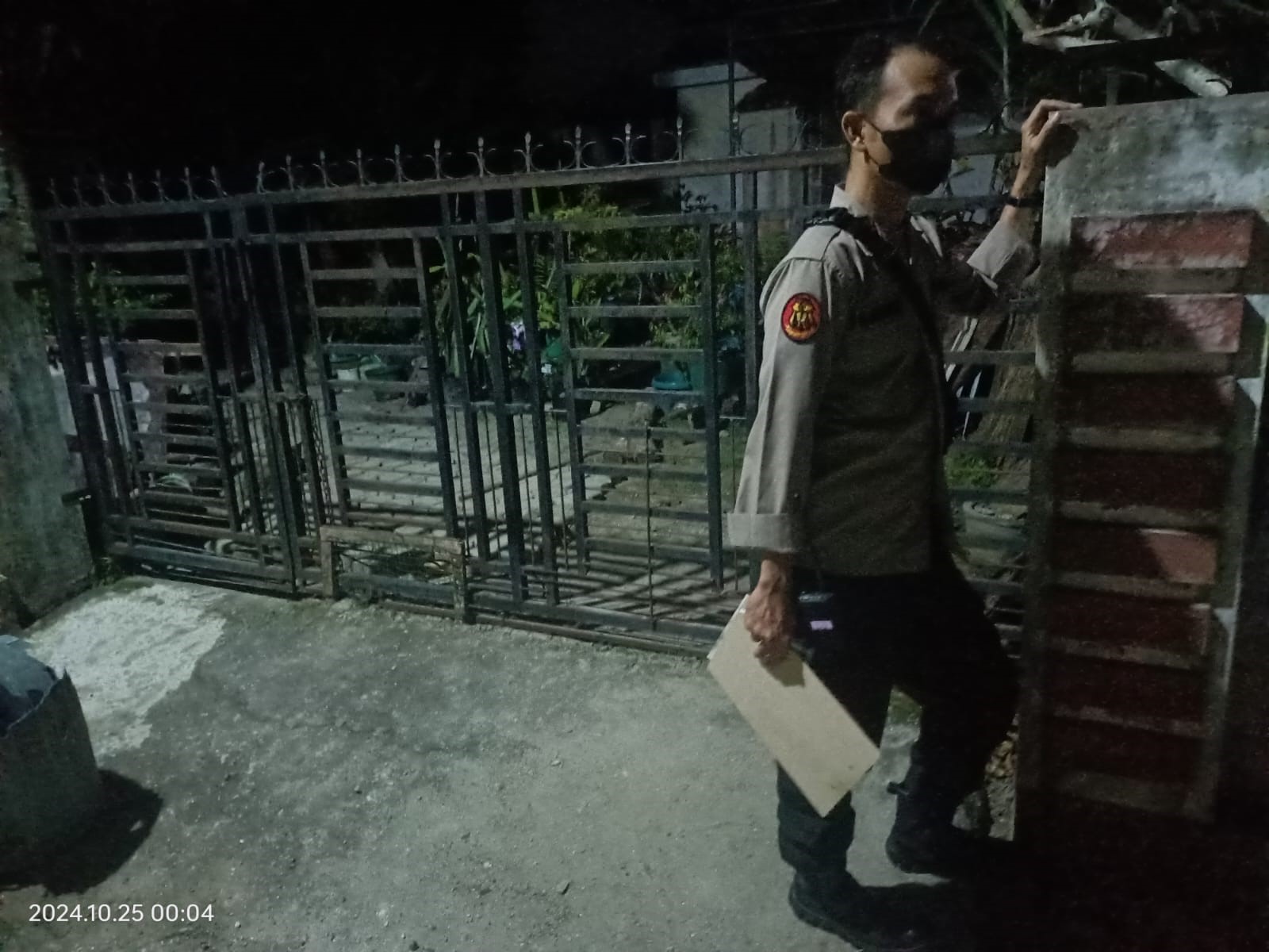 Lokasi jenazah Rusmiani br Purba ditemukan meninggal dunia.