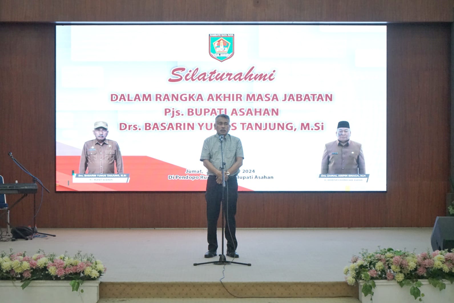 Pjs Bupati Asahan, Basarin Yunus Tanjung pamit dari tugasnya.