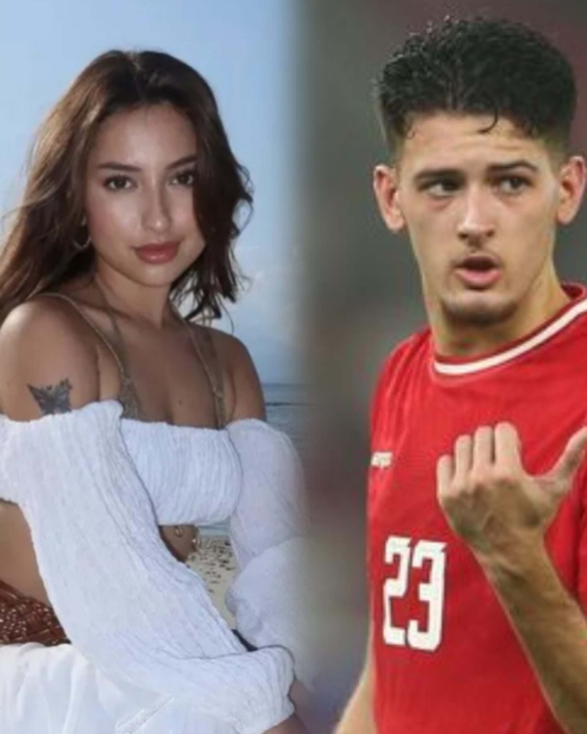 Jennifer Coppen dan bek Timnas Indonesia, Justin Hubner.