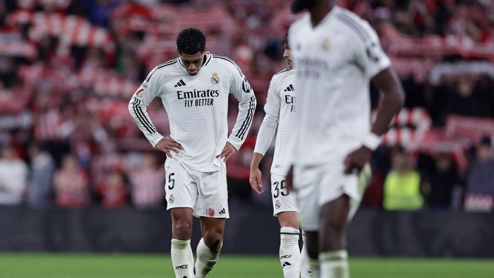 Real Madrid kalah Athletic Bilbao dalam lanjutan LaLiga 2024/2025.