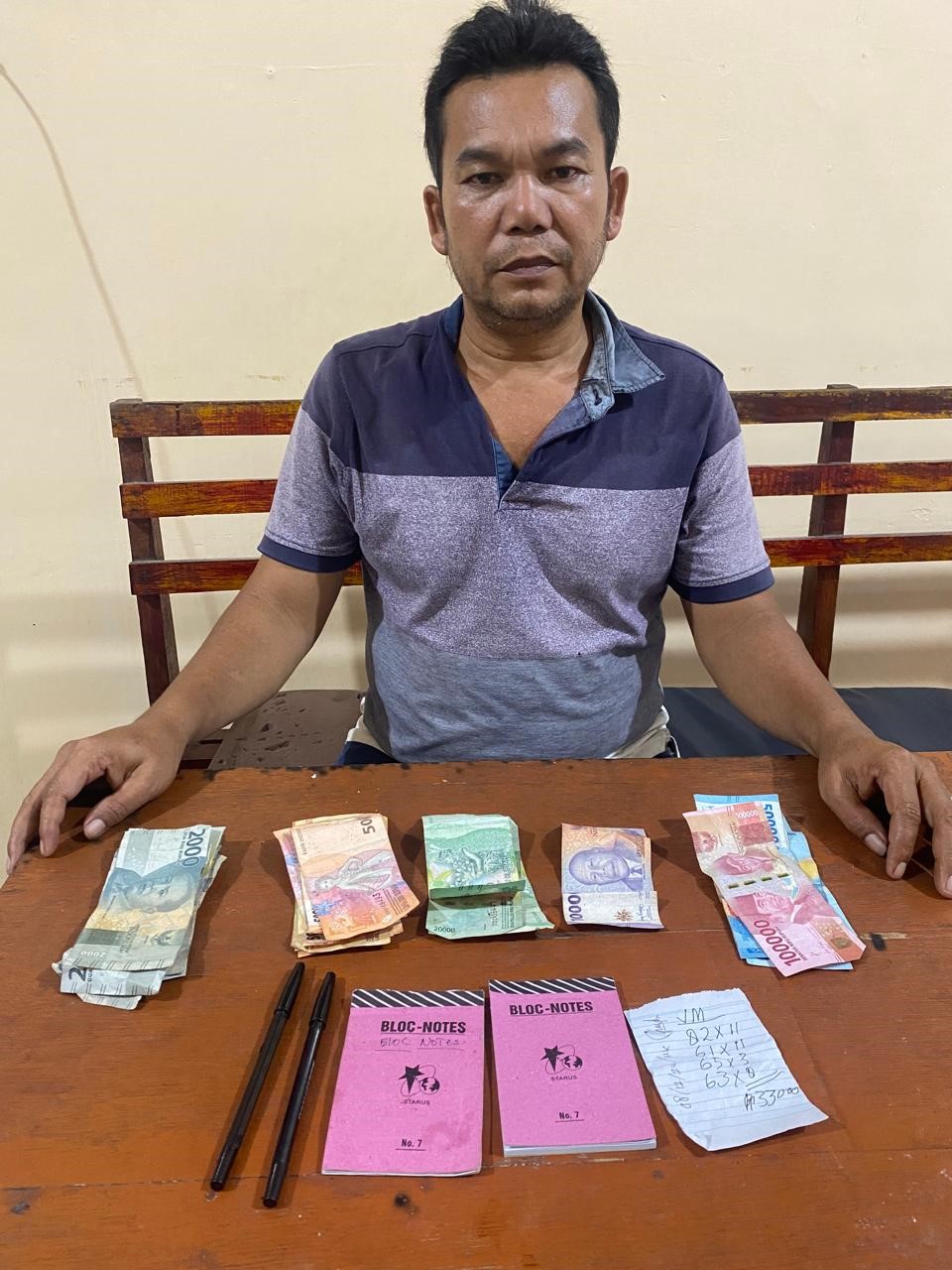 Ranto Sinaga ditangkap kasus togel.