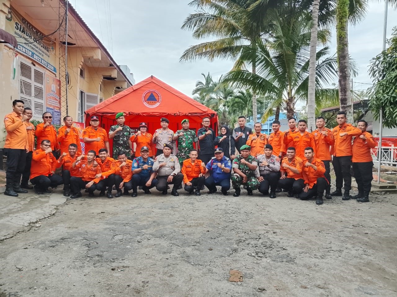 Polres Pematangsiantar apel gabungan Siaga Darurat Bencana Hidrometeorologi.