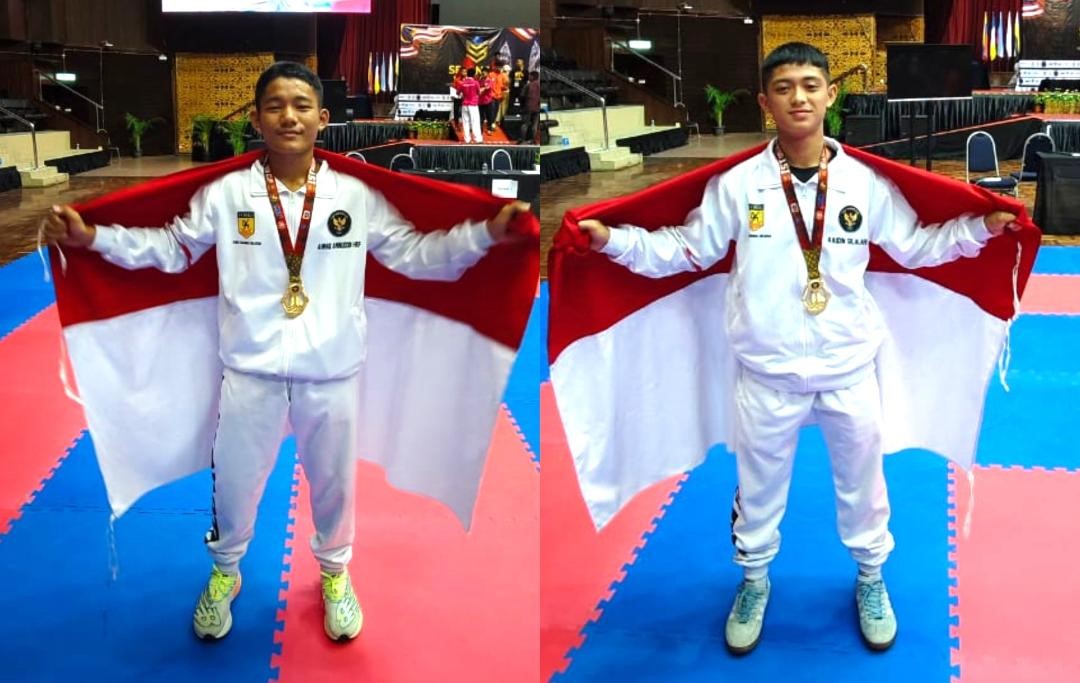 Raidin Silalahi meraih medali emas kelas 52 kg kadet dan Ahmad Raja Amiruddin Harahap meraih emas kelas -57 kg kadet.