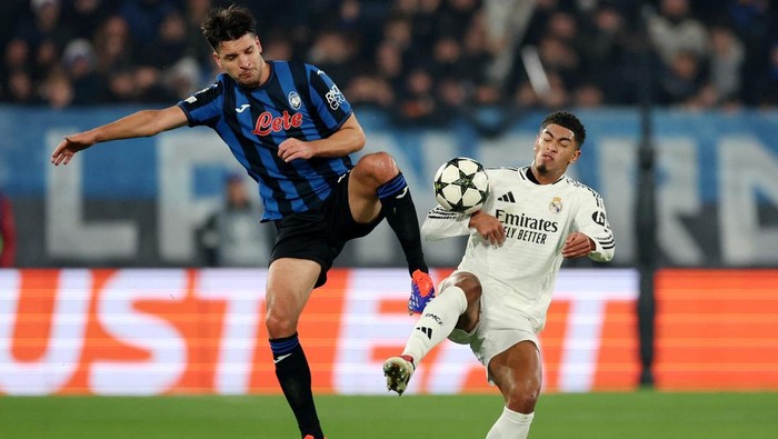 Laga Atalanta vs Real Madrid di matchday 6 Liga Champions digelar di Gewiss Stadium, Rabu (11/12/2024) dini hari WIB.