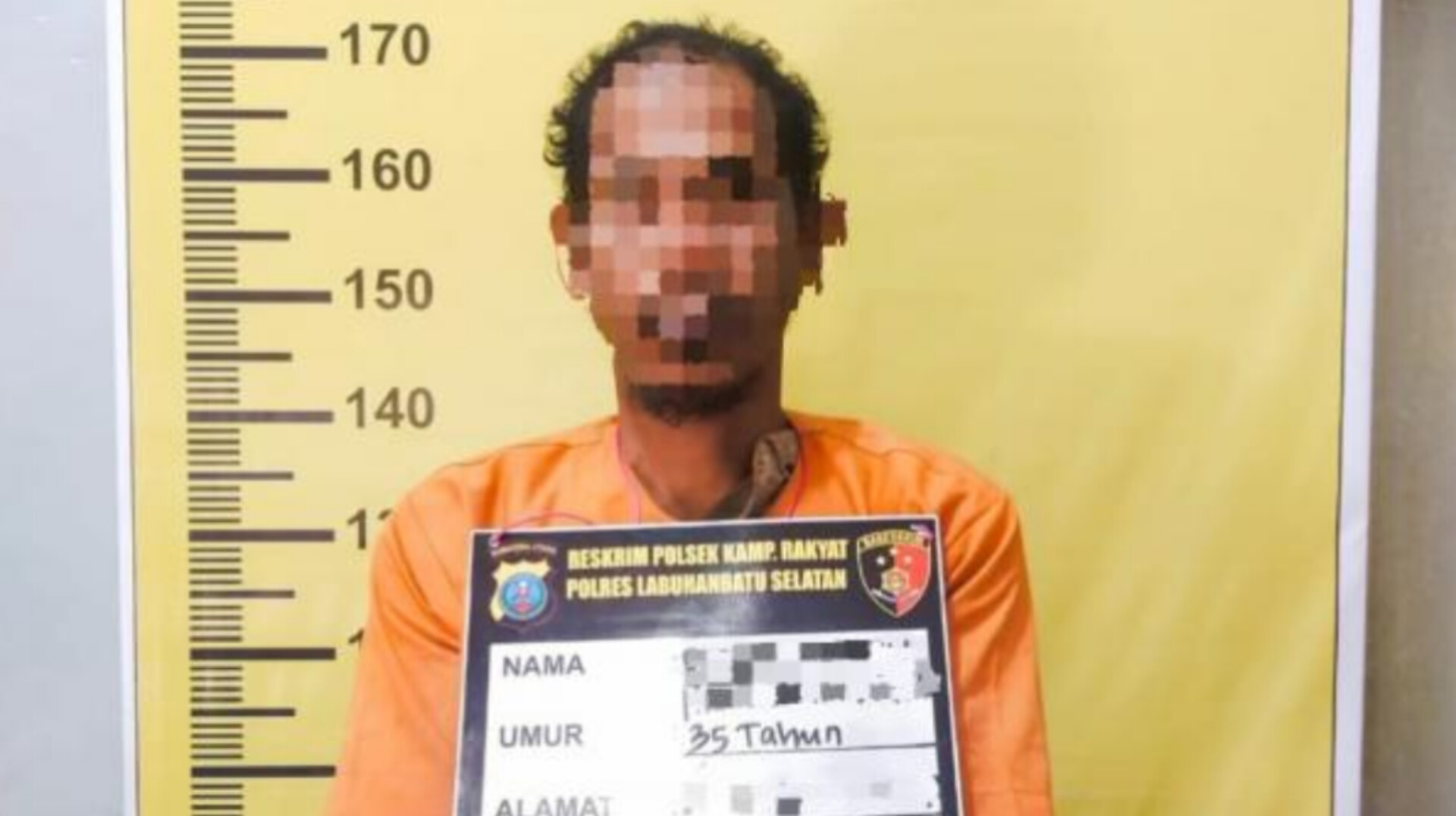 Polres Labusel meringkus pengedar sabu berinisial DSN (36).
