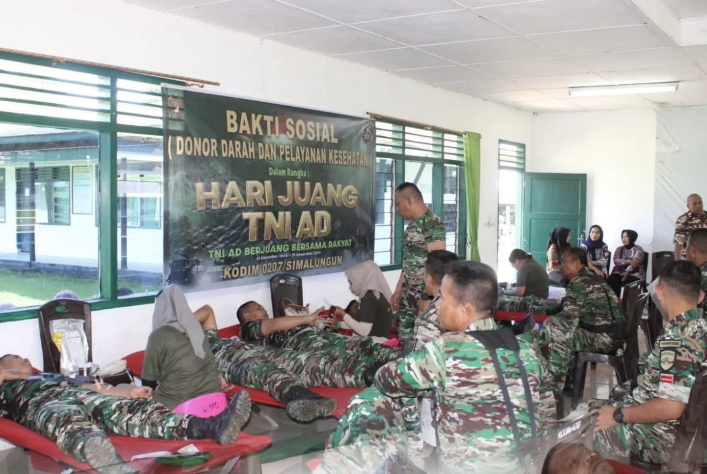 Kodim 0207/Simalungun peringati Hari Juang TNI AD Tahun 2024.