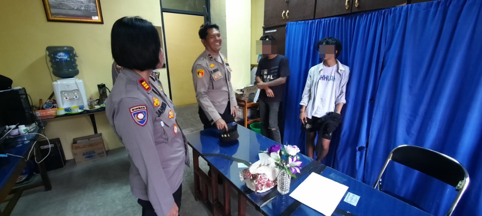 Dua jukir liar yang diamankan di Siantar.
