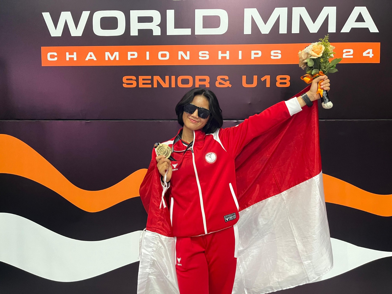 Bripda Aprilia Eka Putri Lumbantungkup meraih medali perunggu.