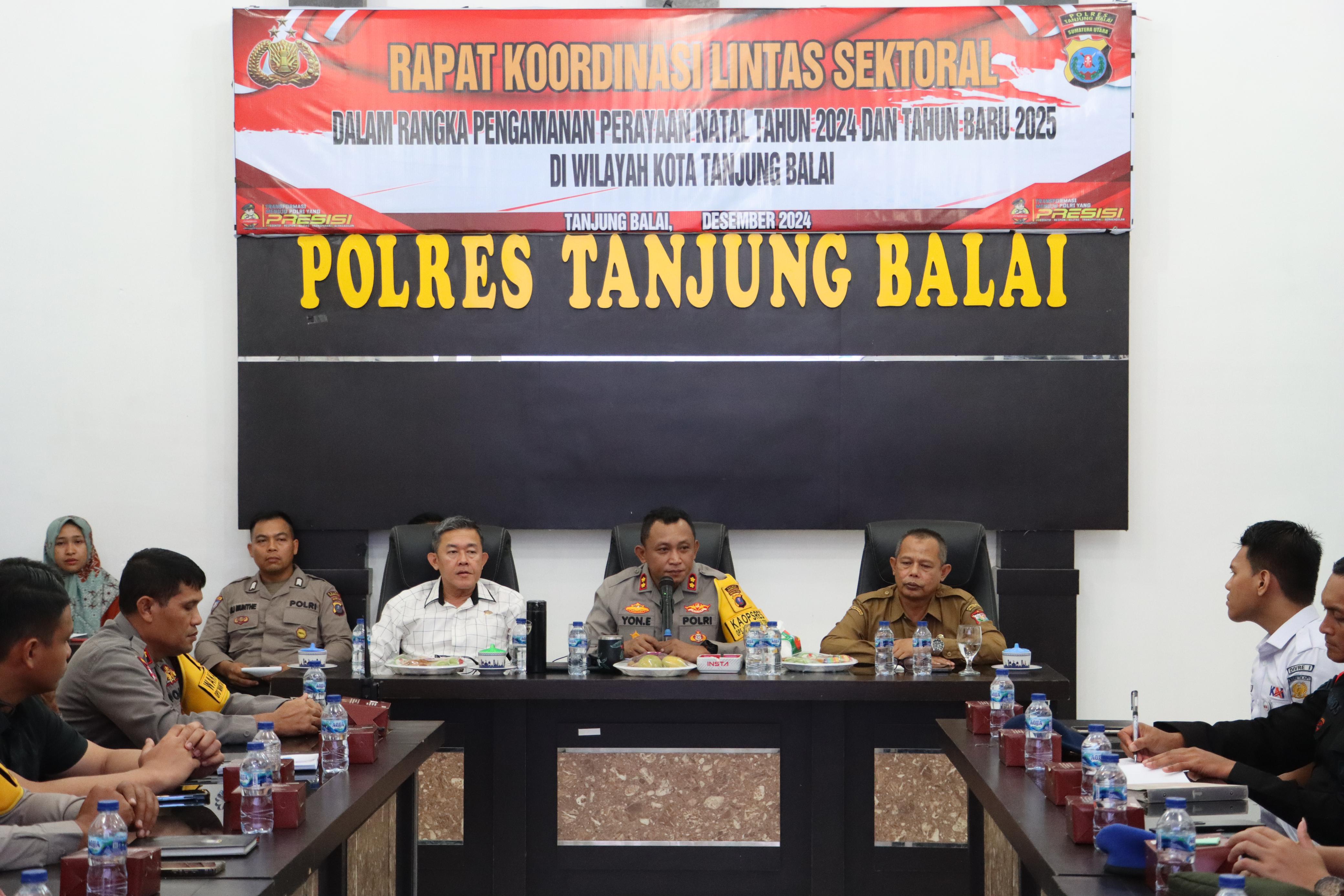 Rapat lintas sektoral pengamanan Natal tahun 2024 dan tahun baru 2025.