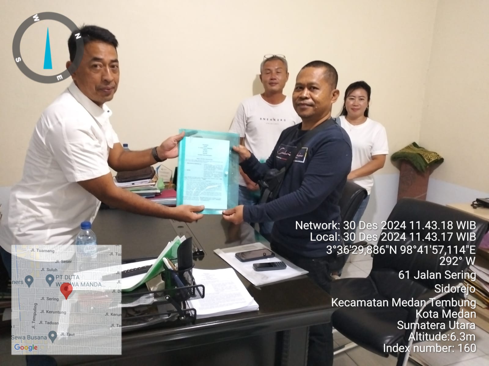 Dua distributor pupuk bersubsidi, CV Bedagai Agro Sejati (BAS) dan CV Hanim Setia Cemerlang (HSC), menandatangani Surat Perjanjian Jual Beli dengan kios pengecer.