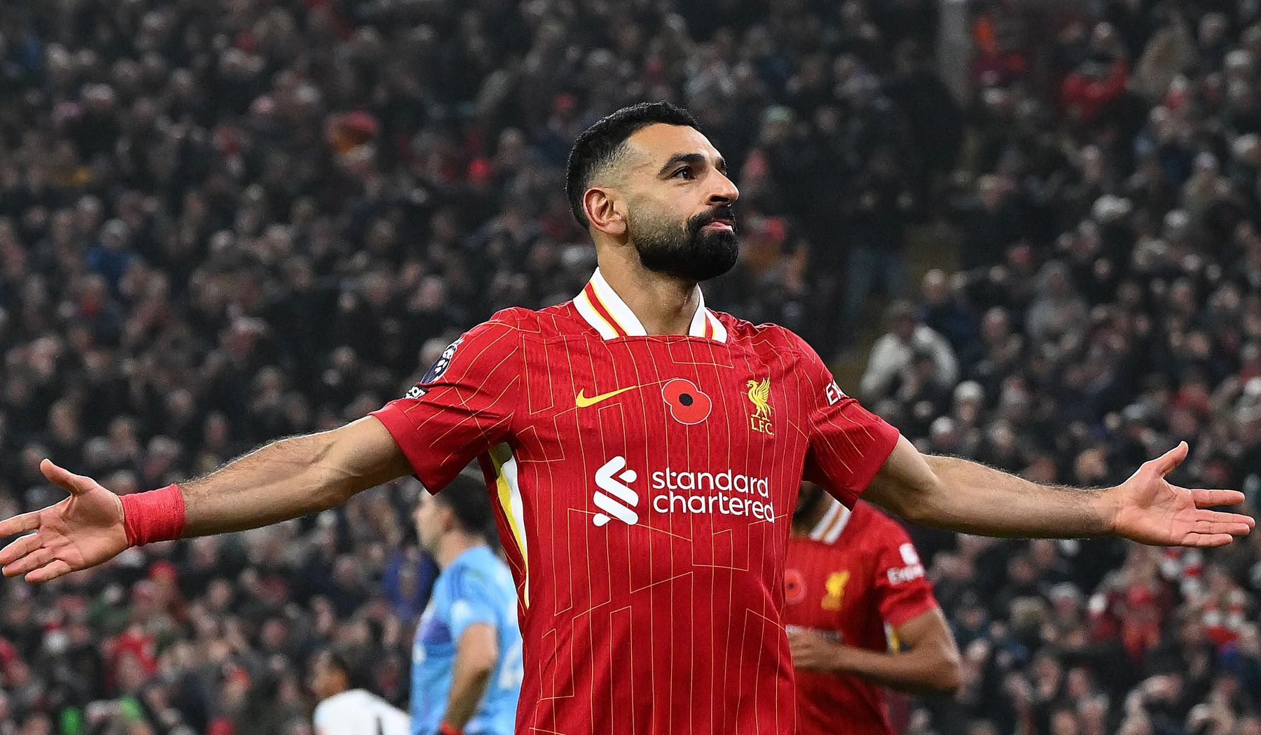 Mohamed Salah, pemain Liverpool.