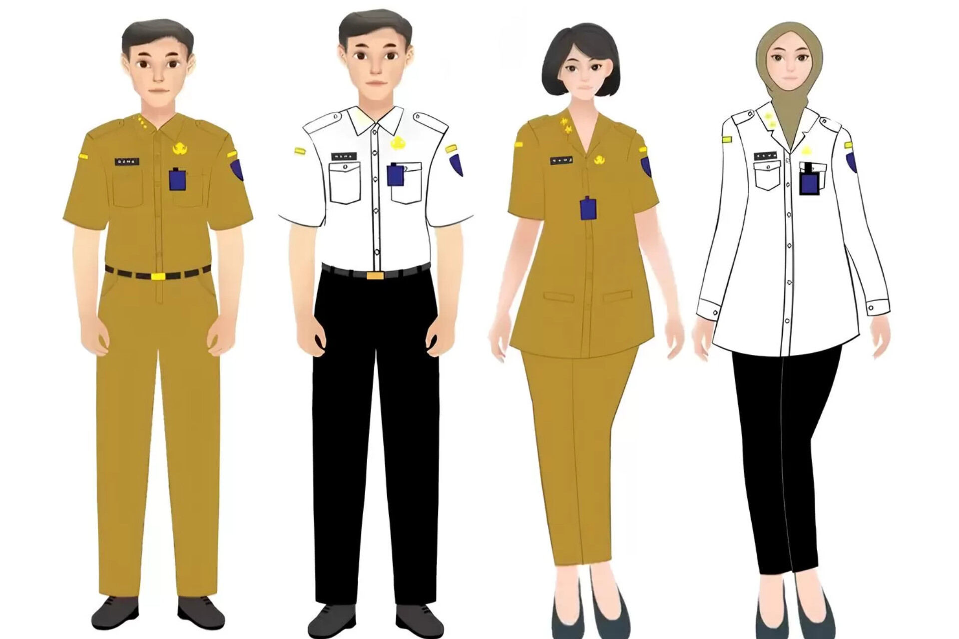 ASN diwajibkan memakai kemeja putih dan bawahan gelap pada hari Senin, sementara hari lainnya diserahkan pada kebijakan masing-masing instansi.