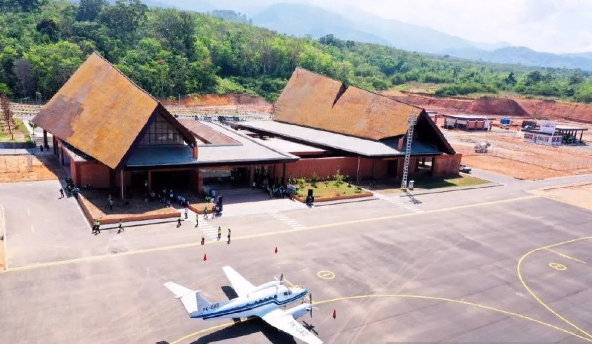 Bandara Abdul Haris Nasution di Mandailing Natal (Madina), Sumatera Utara, siap melayani penerbangan perdana untuk rute Madina-Medan pada Sabtu (11/1).