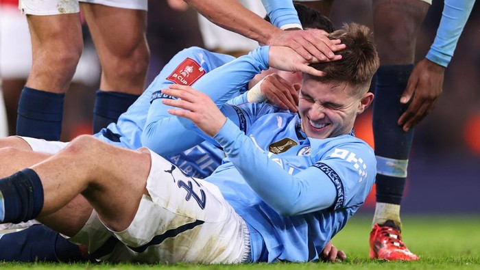 Manchester City pesta gol saat menjamu tim divisi empat, Salford City, di putaran ketiga Piala FA.