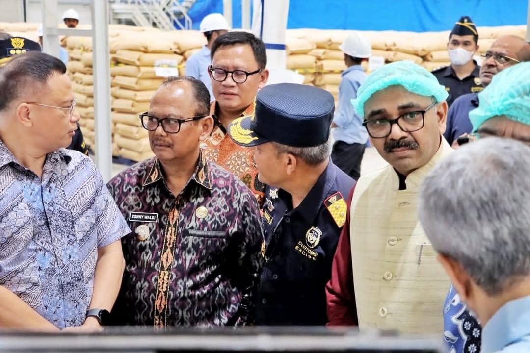 Peresmian pabrik sabun di KEK Sei Mangkei.