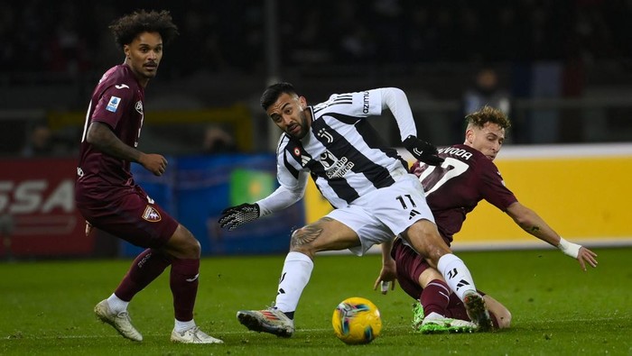 Torino vs Juventus di Liga Italia berakhir imbang 1-1 di Stadion Olimpico Grande Torino, Minggu (12/1/2025) dini hari WIB.