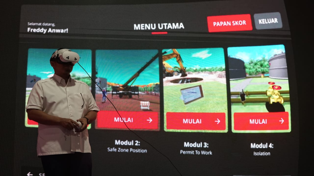 Pertamina Patra Niaga Regional Sumatera Bagian Utara menggelar acara Opening Ceremony Bulan Keselamatan dan Kesehatan Kerja (K3) Tahun 2025 di Medan, Senin (13/1).