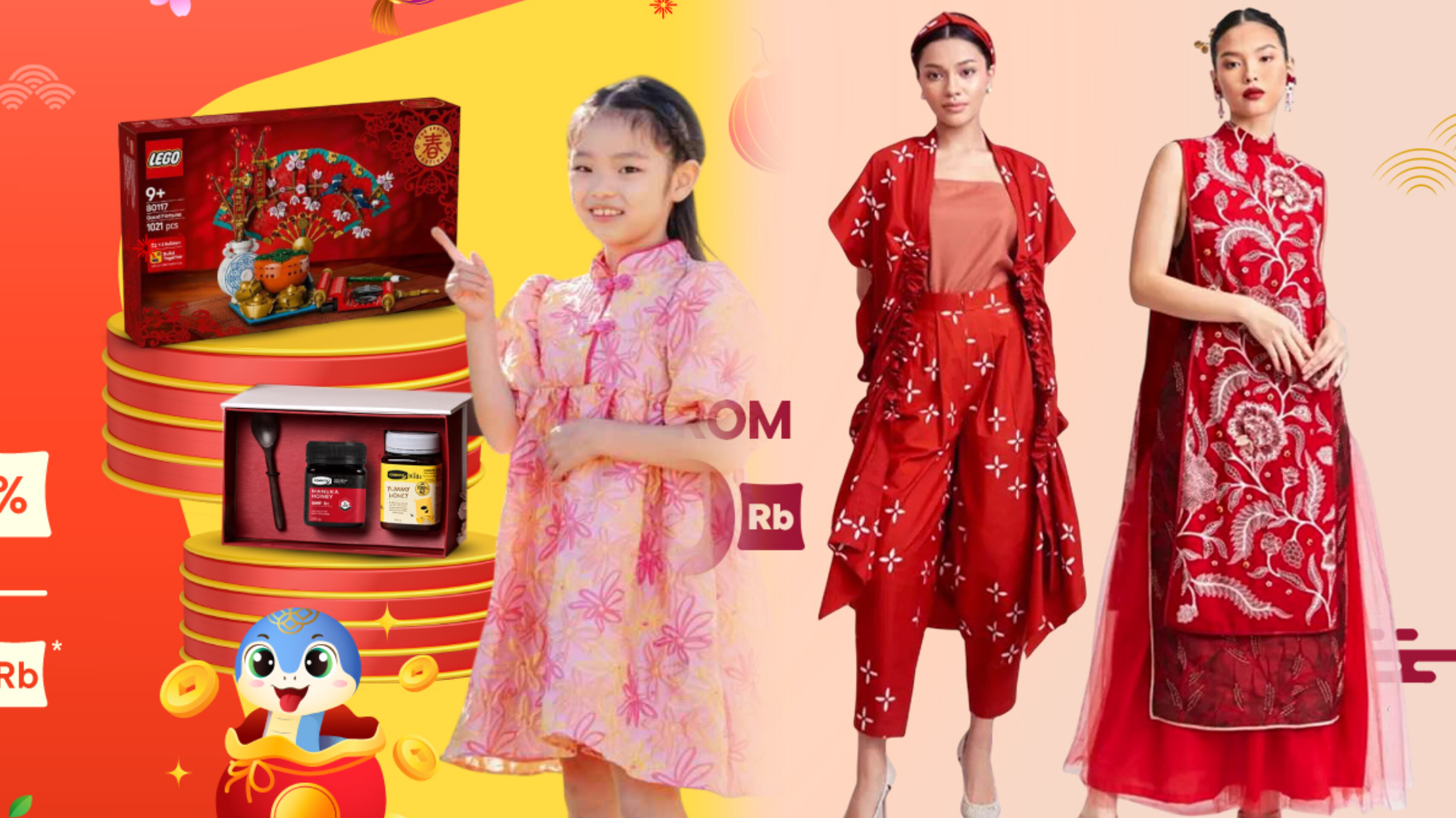 Dalam semangat merayakan Tahun Ular Kayu, Blibli menawarkan tiga kategori promo utama.