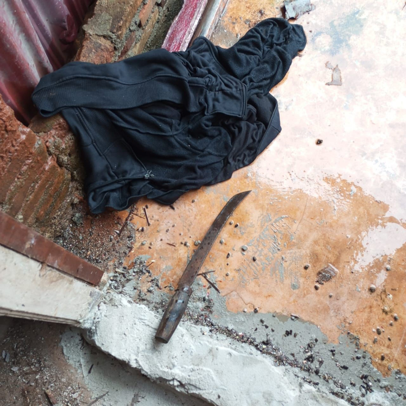Barang diduga milik pelaku.