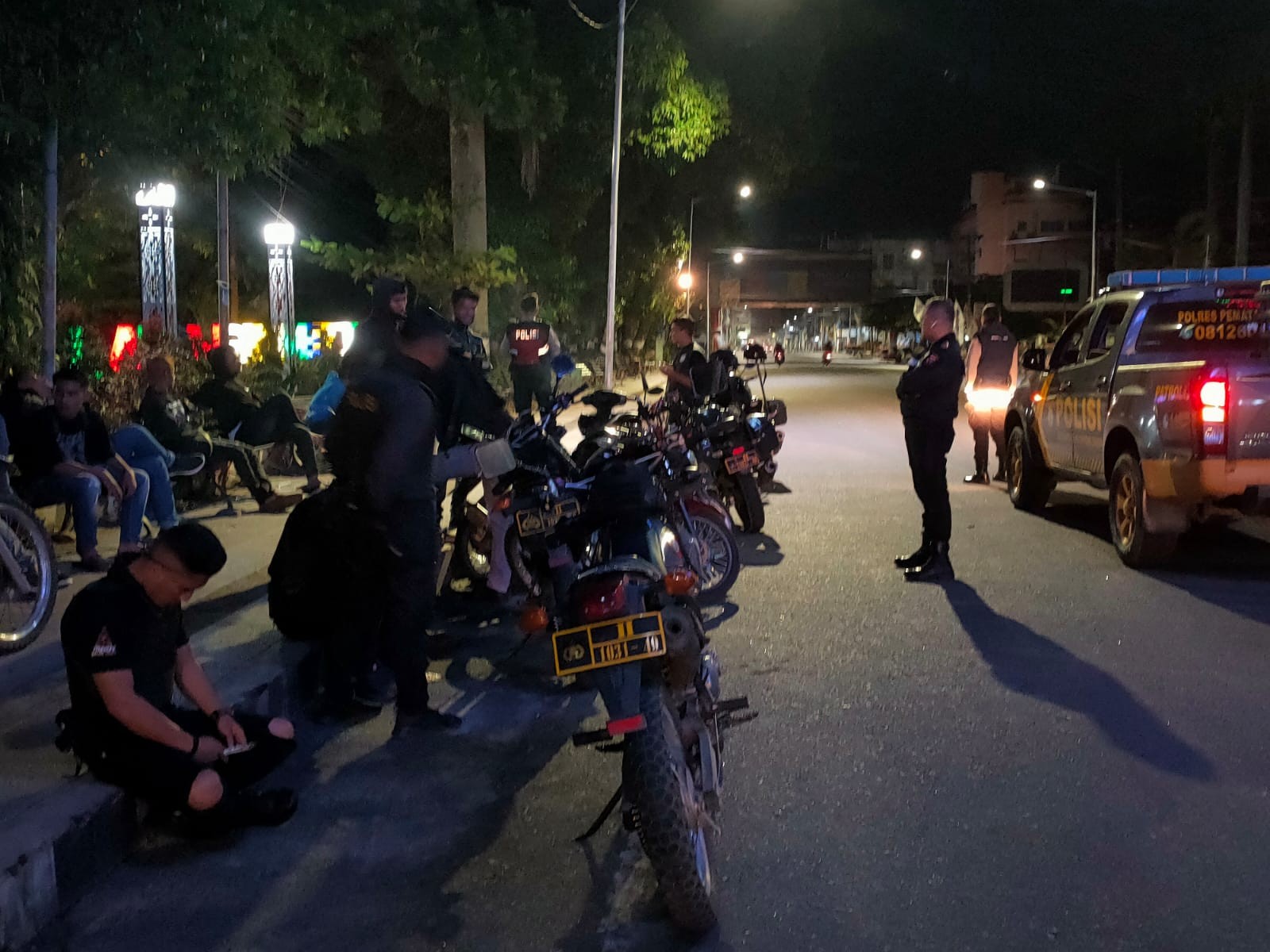 Polres Pematangsiantar menggelar KRYD di lokasi yang dianggap rawan.