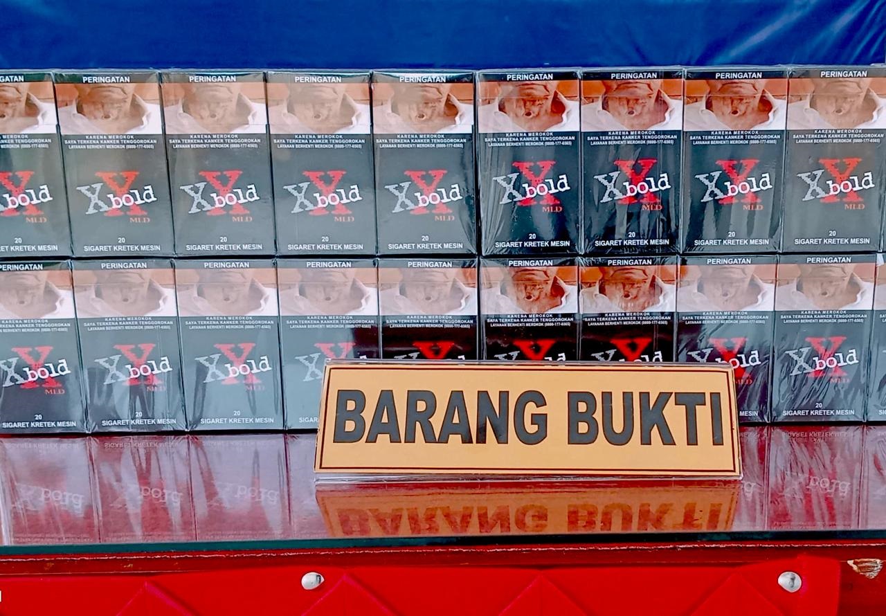 Polres Labuhanbatu Selatan (Labusel) berhasil menggagalkan peredaran rokok bermerek X-Bold yang menggunakan pita cukai palsu.