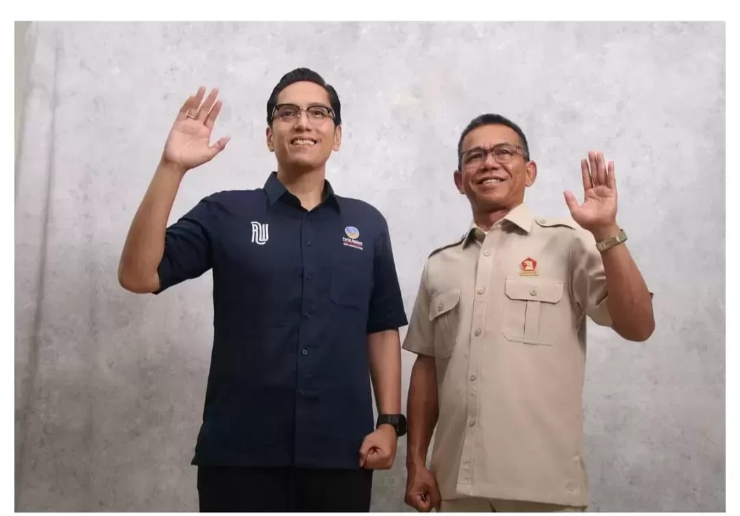 Pasangan Wali Kota dan Wakil Wali Kota Medan terpilih hasil Pilkada Serentak 2024, Rico Tri Putra Bayu Waas dan H Zakiyuddin Harahap.