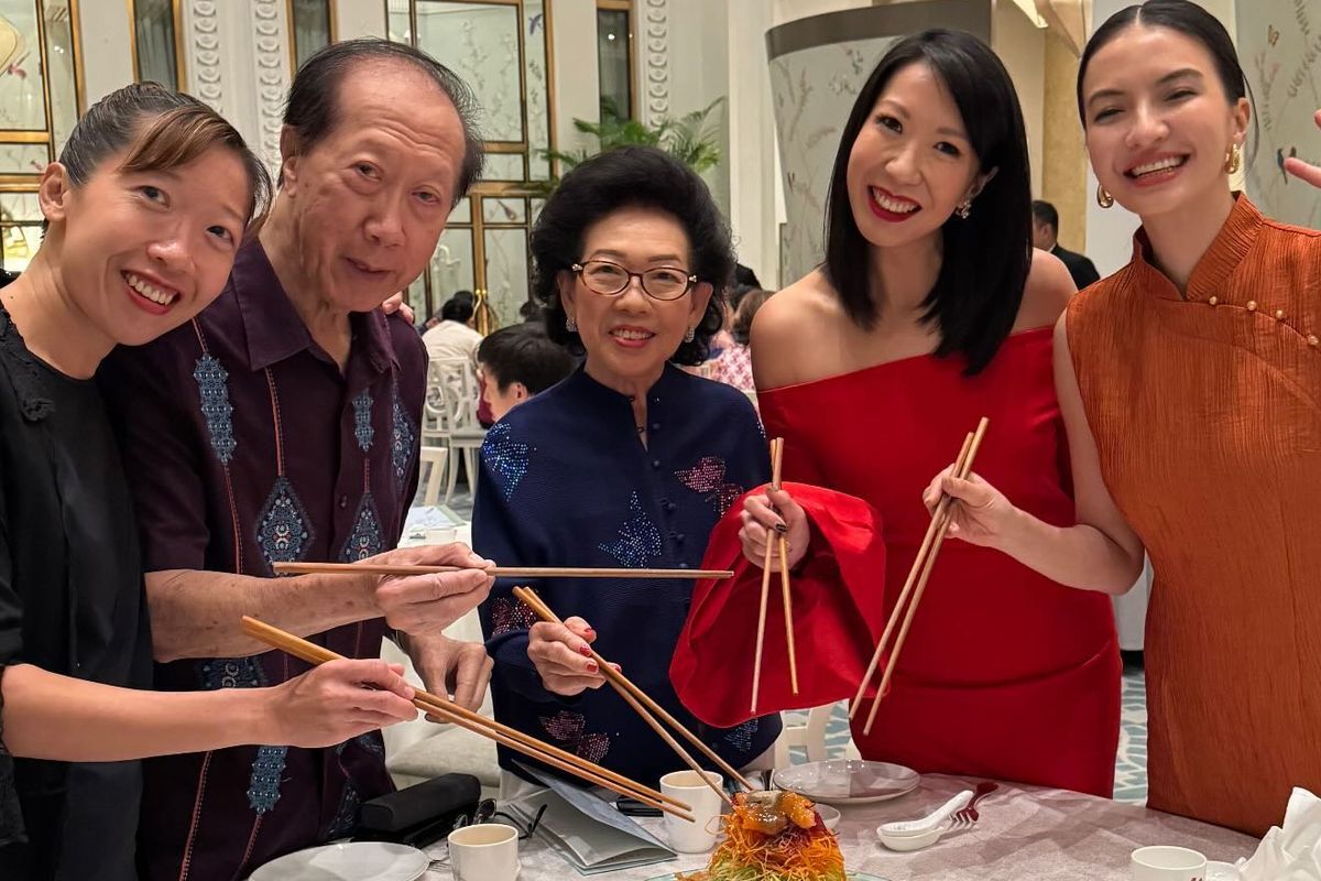 Raline Shah ikut rayakan Imlek.