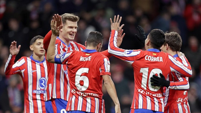Bermain di Wanda Metropolitano, Rabu (5/2/2025) dini hari WIB, Atletico tampil agresif sejak menit pertama.