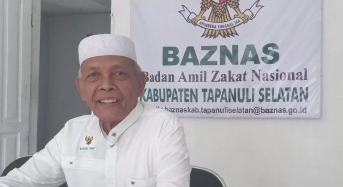 Ketua Baznas Tapsel, Maksan H Dalimunthe.