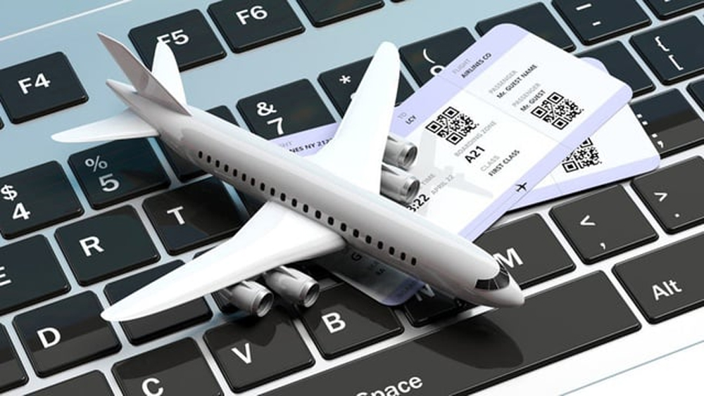 Diskon harga tiket pesawar-Ilustrasi.