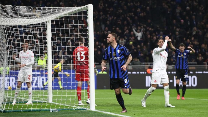 Inter Milan menjamu Fiorentina di Giuseppe Meazza pada laga Serie A, Selasa (11/2/2025).