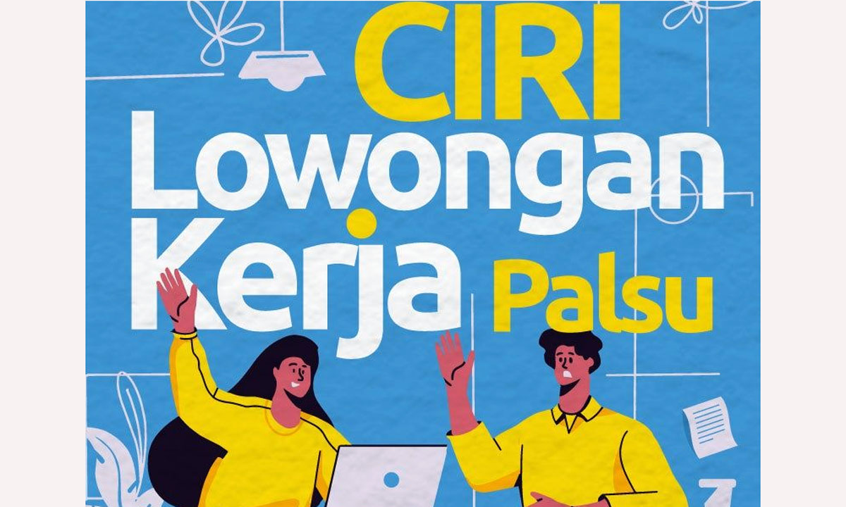 Lowongan kerja palsu.