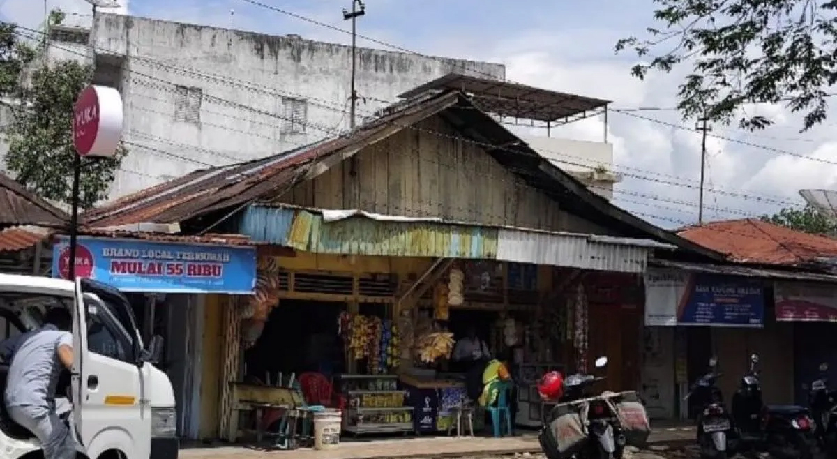 TKP kasus pemukukan anak yatim di Simpang IKIP, Kecamatan Padangsidimpuan Utara.