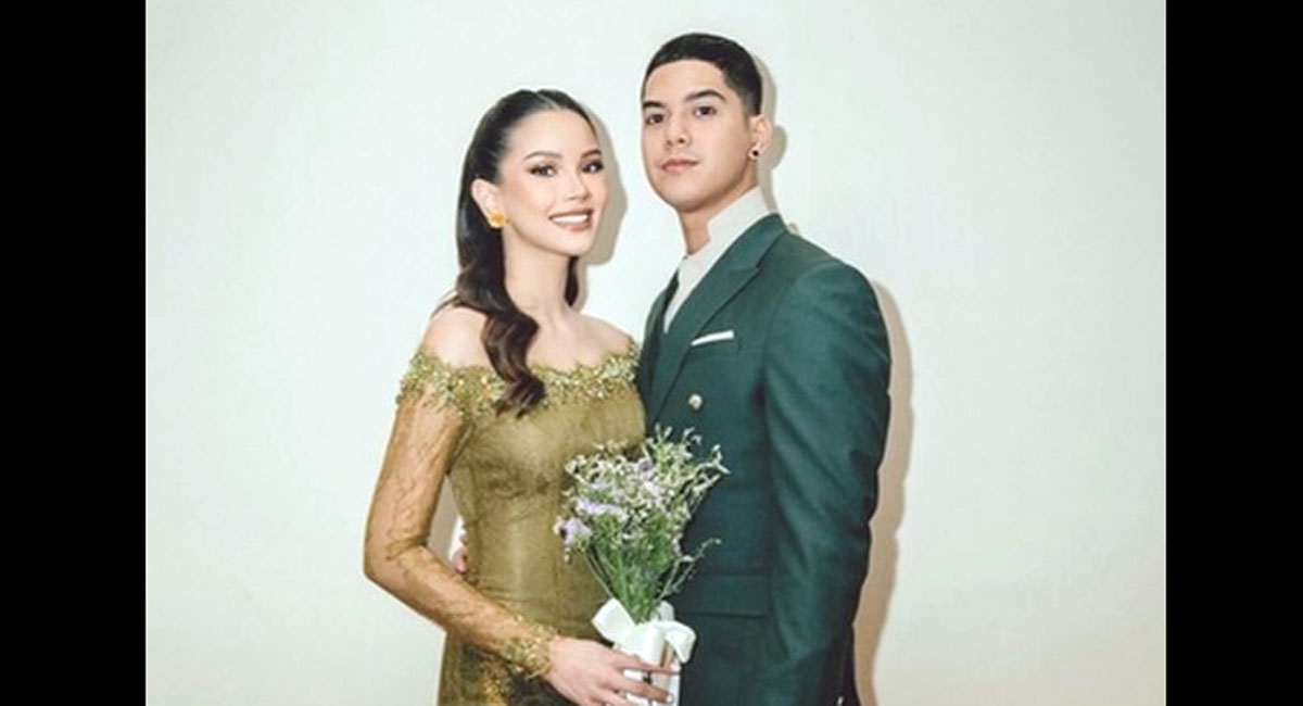 Al Ghazali dengan kekasihnya, Alyssa Daguise.