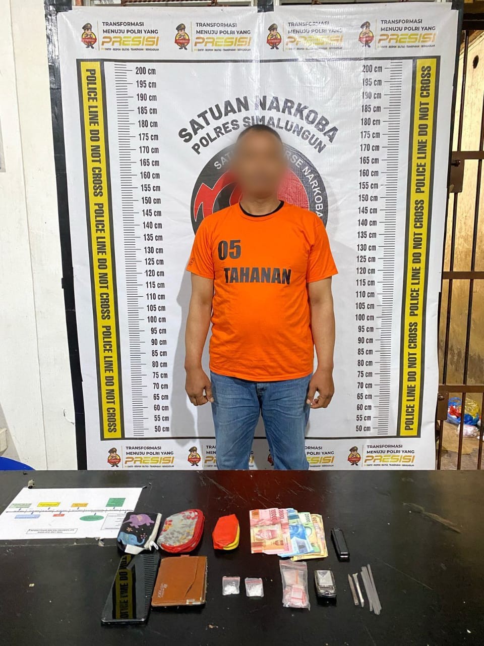 Oknum Polres Batubara yang mengedarkan sabu-sabu.
