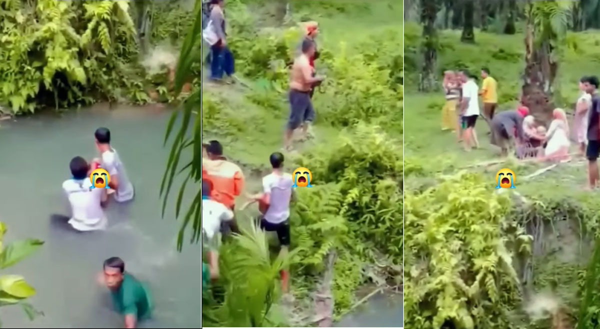 Dua baltita kakak beradik tewas tenggelam di kubangan perkebunan.